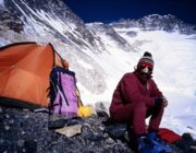 Alek Lwow w C2 Everest - wiosna 1986